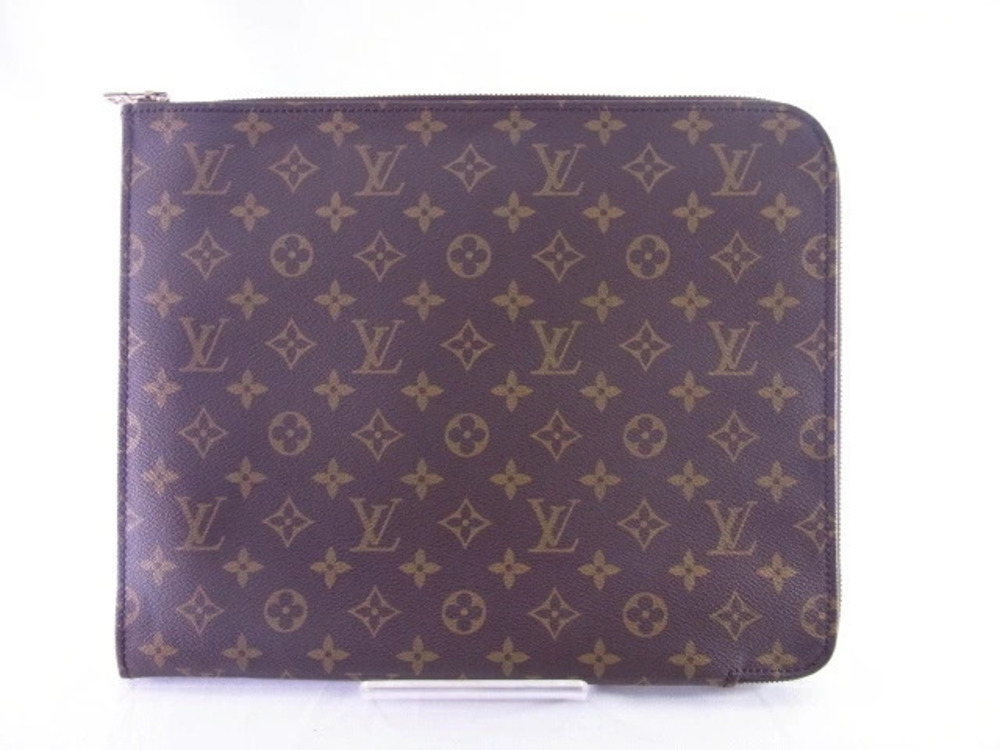 LOUIS VUITTON Clutch Bag Poche Documents Monogram